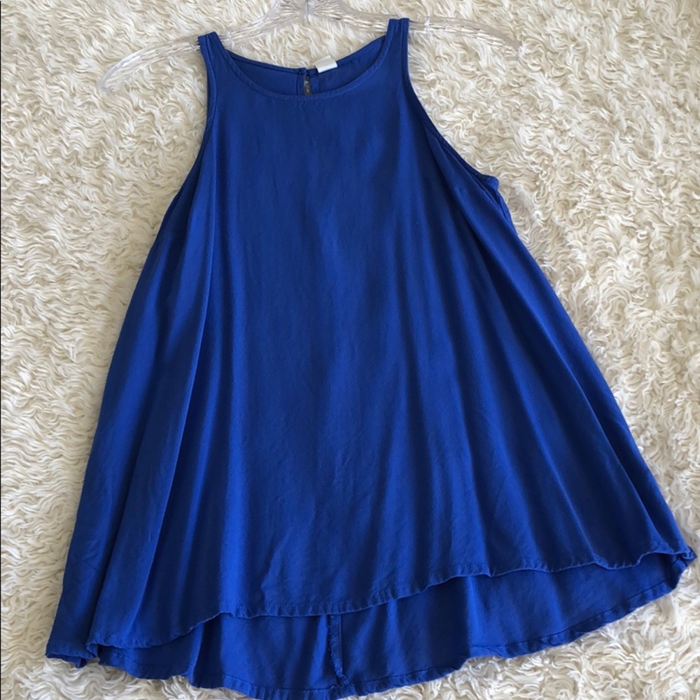 Royal blue causal tank top